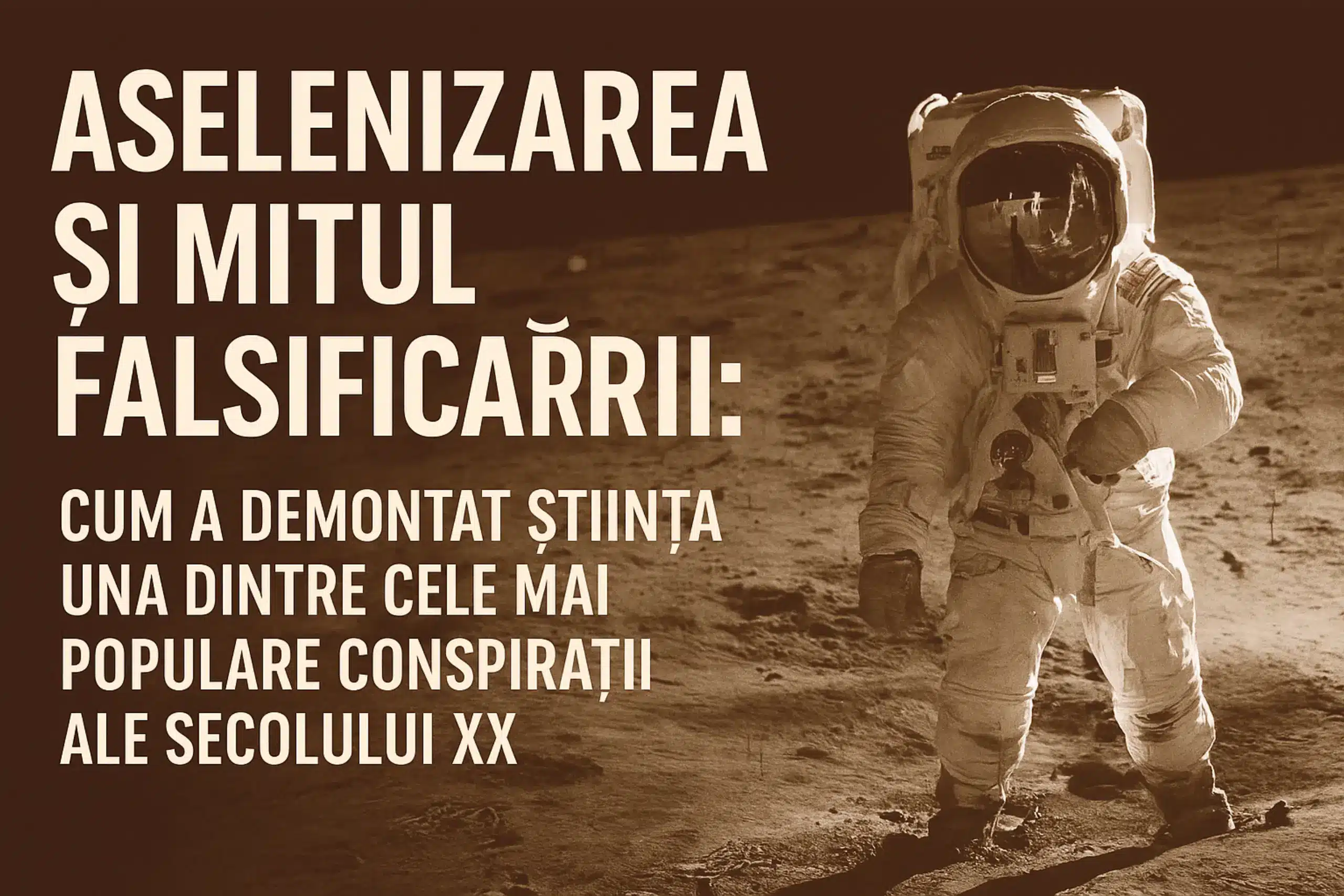 Aselenizarea și mitul falsificării – analiză critică a conspirației Apollo 11 și demontarea teoriei falsificării de către știință