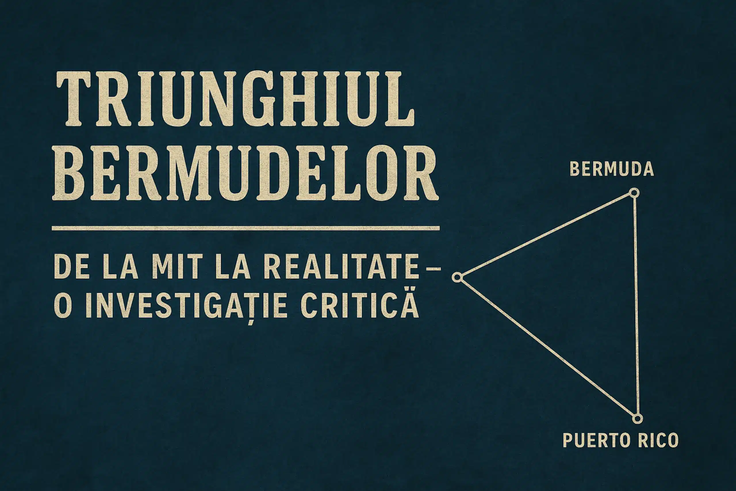 Triunghiul Bermudelor - investigație critică asupra mitului disparițiilor
